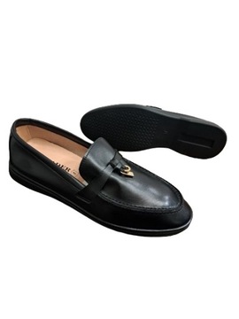 SIADER E722 МОКАСИНЫ, ЧЕРНЫЕ, РАЗМЕР. 36