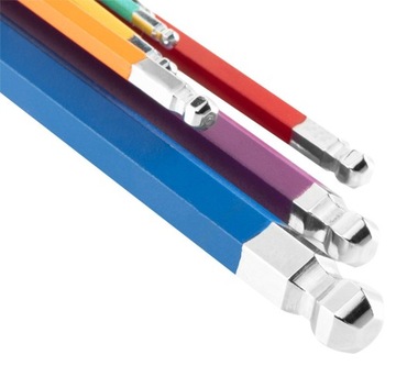 НАБОР NEO 9 шт. ШЕСТИГРАННЫЕ КЛЮЧИ С ШАРИКОМ ДЛИННЫЕ ШЕСТИГРАННЫЕ 1,5-10 мм ЦВЕТ 09-512