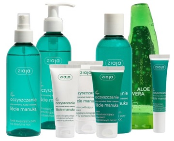 ZIAJA MANUKA ZESTAW KOSMETYKÓW NA PREZENT OZDOBNIE ZAPAKOWANE + ŻEL ALOE