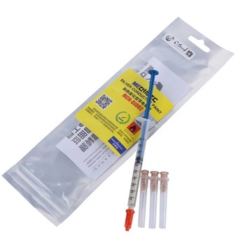 PASTA TERMOPRZEWODZĄCA MECHANIC MCN-DJ002 0,2ML SREBRNA DO ŚCIEŻEK + 3 IGŁY