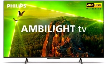 Philips 55PUS8118 55-дюймовый 4K UHD AMBILIGHT Smart WiFi LED-телевизор, черный