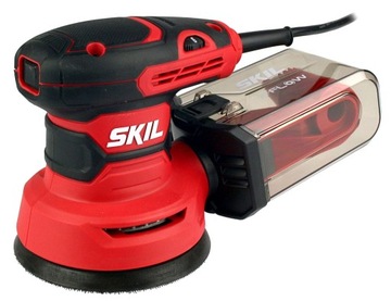 ЭКСЦЕНТРИЧЕСКАЯ ШЛИФОВАЛЬНАЯ МАШИНА 125 мм 300 Вт 7471 ЛЫЖИ + СУМКА + 15 ШЛИФОВАЛЬНЫХ БУМАГ