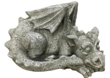 Smok Figura ogrodowa betonowa ozdoba do ogrodu dom