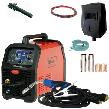 SPAWARKA Półautomat IDEAL TECNOMIG 200 PULSE LCD 230V Aluminium