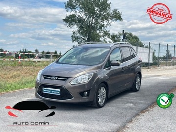 Ford C-MAX II Minivan 1.6 EcoBoost 150KM 2012 Ford Grand C-MAX Raty 1.6 benz Klimatronic, park asist Grzana szyba serw