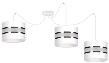 LAMPA WISZĄCA SUFITOWA ŻYRANDOL ABAŻUR NOWOCZESNA