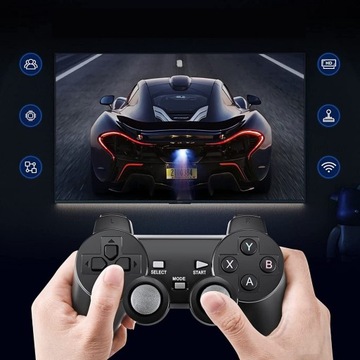 КЛАССИЧЕСКАЯ КОНСОЛЬ ДЛЯ ВИДЕОИГРОВ В РЕТРО, 20000+ ИГР, С 2 ДЖОЙСТИКАМИ