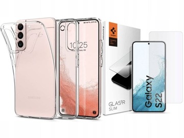 SPIGEN - ETUI OBUDOWA CASE DO GALAXY S22 + SZKŁO