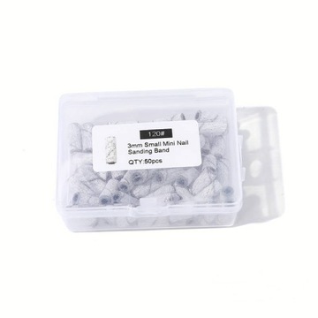 Мини-абразивные диски 3мм 50шт в коробке #120 Маникюр Педикюр