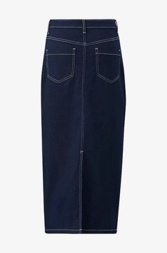 VILA Granatowa jeansowa spódnica (36)