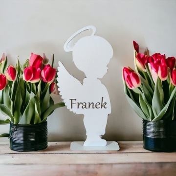 Украшение украшение для первого причастия АНГЕЛ маленький ангелочек имя гравер персонализация hdf