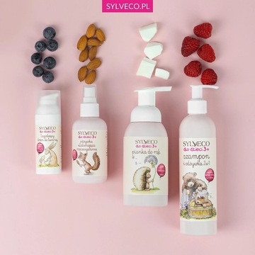 SYLVECO Шампунь и кондиционер для детей 3+ 2в1, Нежный уход 300мл