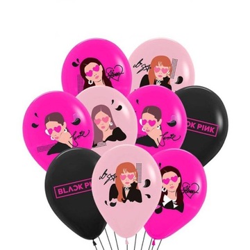 Balony Blackpink kPOP urodziny impreza party 5 szt
