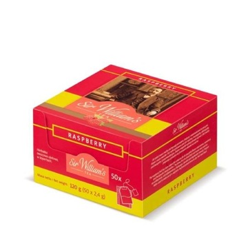 Herbata owocowa Sir Williams Tea Raspberry 50x2,4g