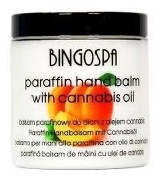 BingoSpa Balsam parafinowy do dłoni - morela 250g