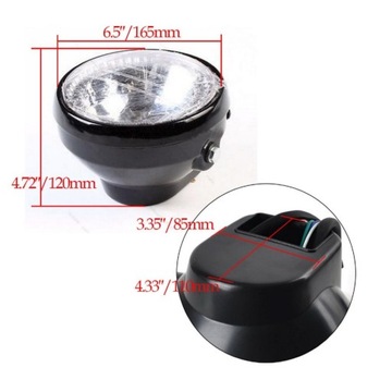 ФАРА 7″ H4 СВЕТОДИОДНЫЕ ПОВОРОТНИКИ МОТОЦИКЛА