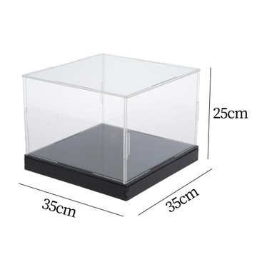 Transparent Showcase Cabinet Shelf 35cmx35cmx25cm