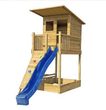 Drewniany Domek ogrodowy Beach House ścianka ślizg