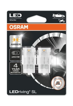 Osram Żarówka Led Premium New W21W POMARAŃCZOWA