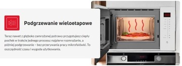 Amica Kuchenka mikrofalowa AMMB20E5SGB X-TYPE