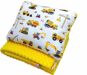 Pikowany Kocyk Minky 100x135 +poduszka