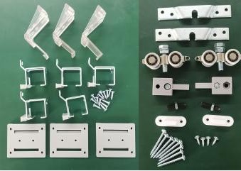 РАЗДВИЖНАЯ СИСТЕМА ДЛЯ ДВУХДВЕРНЫХ ДВЕРЕЙ 2,5 м, 250 см