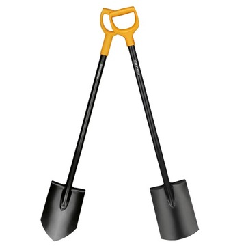 Zestaw 2 Łopat Fiskars Szpadel Prosty Ostry 117 cm