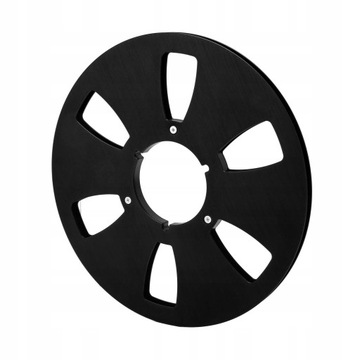 ВИДЕОРЕГИСТРАТОР 10,5 ДЮЙМОВ, ПУСТОЙ РУЛОН, 6 ОТВЕРСТИЙ, ЧЕРНЫЙ