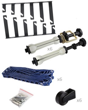 ЦЕПНО-РОЛИКОВАЯ СИСТЕМА ПОДВЕСКИ ДЛЯ 6 ФОНОВ