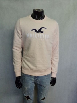 HOLLISTER CALIFORNIA PIĘKNA BLUZA MĘSKA RÓŻ