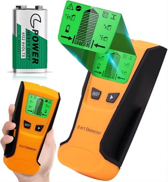 3w1 WYKRYWACZ PRZEWODÓW KABLI DETEKTOR METALI I DREWNA RUR W ŚCIANIE