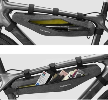 ВЕЛОСИПЕДНАЯ СУМКА ROCKBROS ВОДОНЕПРОНИЦАЕМАЯ ВЕЛОСИПЕДНАЯ СУМКА ДЛЯ РАМЫ 1,5 Л