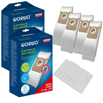 24x Worki do ELECTROLUX PHILIPS AEG ELMB01K