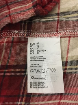 H&M koszula damska w kratę XL *PW587*