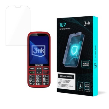 3x Fólie ochranná fólie 3mk 1UP pro Aligator A830 Senior, elastická