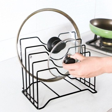 ОРГАНАЙЗЕР ПОДСТАВКА ДЕРЖАТЕЛЬ ДЛЯ ДОСКИ КРЫШКИ ТАРЕЛКИ КНИГИ МЕТАЛЛ ЧЕРНЫЙ