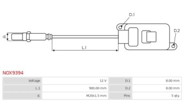 Совершенно новый датчик NOx AS-PL
