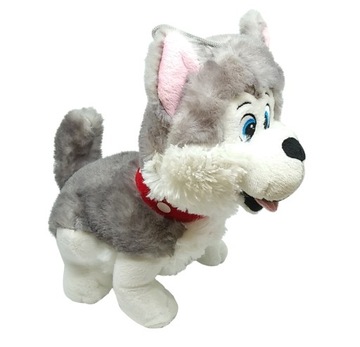 MASKOTKA PIES Piesek PLUSZAK HUSKY Z DŹWIĘKIEM 25