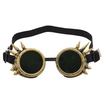 Gogle cybernetyczne Steampunk w stylu retro,