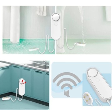 WIFI ДАТЧИК УРОВНЯ ВОДЫ ДЕТЕКТОР УТЕЧКИ ВОДЫ ЗВУКОВАЯ СИГНАЛИЗАЦИЯ НАПОЛНЕНИЯ