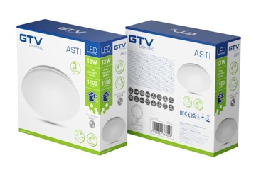 GTV Plafon plafoniera z czujnikiem ruchu ASTI