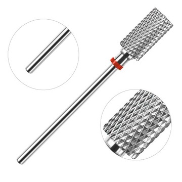 Фреза Clavier из твердого сплава Ролик из цементированного карбида, 3/32, большой ствол, длинный (F)