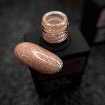 NAILSOFTHEDAY Cover Base Nude Shimmer 03 10 мл для наращивания