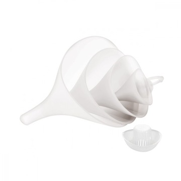 LEJKI KUCHENNE plastikowe z sitkiem TESCOMA 4 szt. K3