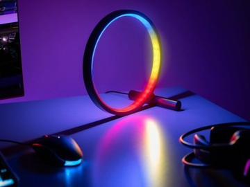 Lampa Dekoracyjna Tracer Ambience - Smart Circle Czarna Gaming