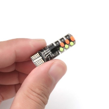 ŻARÓWKI W3W W5W W10W W16W LED T10 R10 RGB PILOT