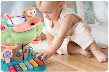 ИНТЕРАКТИВНАЯ ОБРАЗОВАТЕЛЬНАЯ ИГРУШКА СОРТЕР МУЗЫКА LED ПИАНИНО ПОДАРОК ​​RICOKIDS