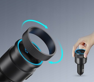 TRANSMITER FM BLUETOOTH USB TYP C QC 3.0 + PD BASS