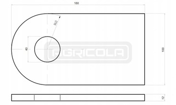 УШКА АКТУАТОРА ДЛЯ СВАРКИ, ОТВЕРСТИЕ 40мм, ГИДРОЛИДЕР