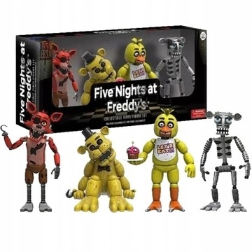 ZESTAW FIGUREK FIVE NIGHTS AT FREDDY'S FNAF 4 SZT